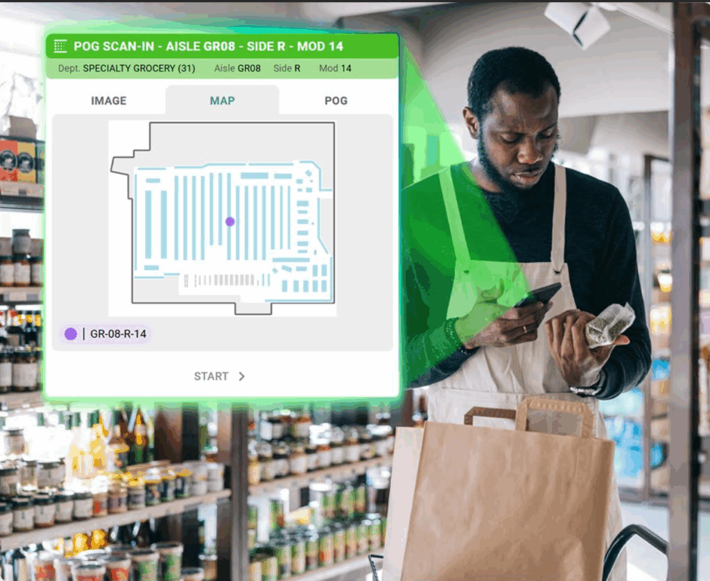 Stocker looking at iphone